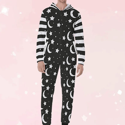 Sweet Dreams Dark Hooded Sleeper - Puppy's Aesthetics