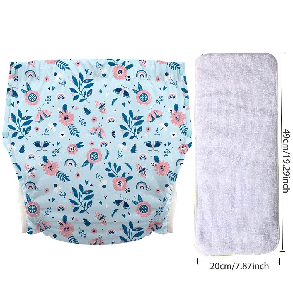 Cute Ice Silk ABDL Cloth Diapers (Colors) - Puppy's Aesthetics