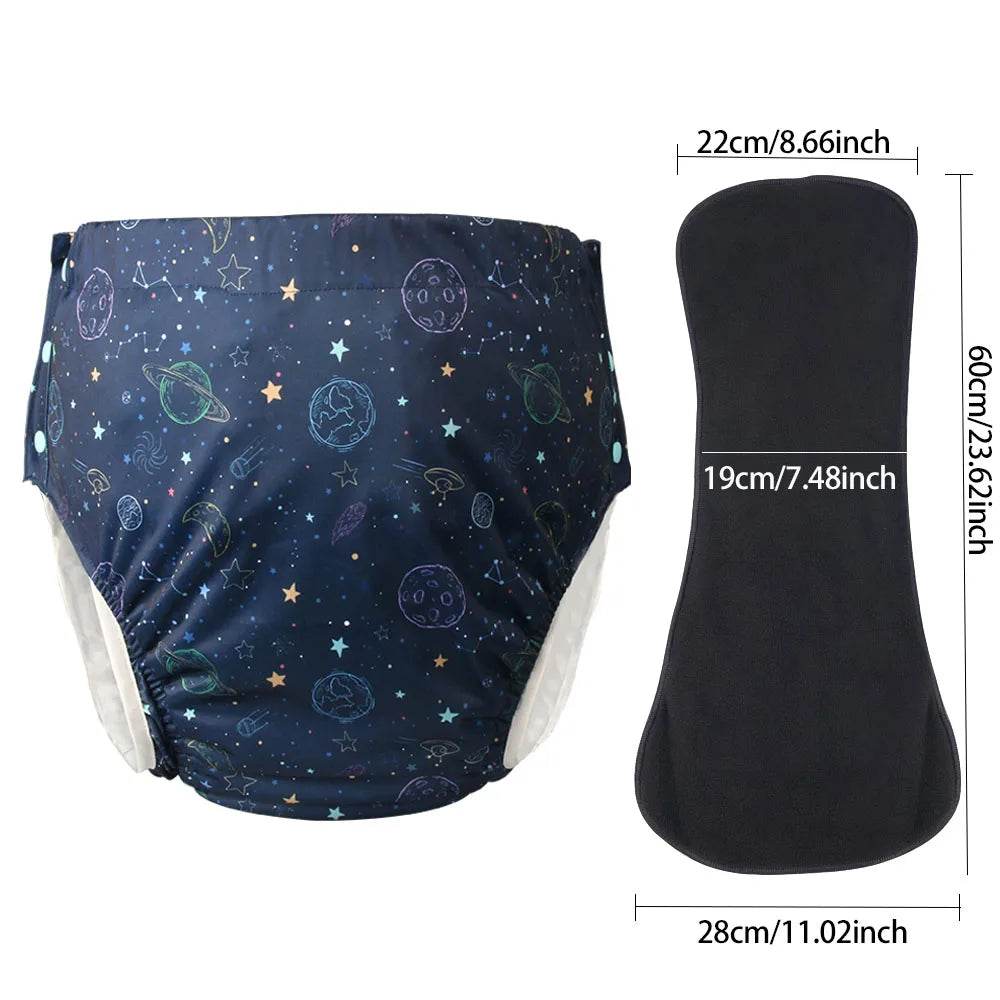 Cute Ice Silk ABDL Cloth Diapers (Colors) - Puppy's Aesthetics