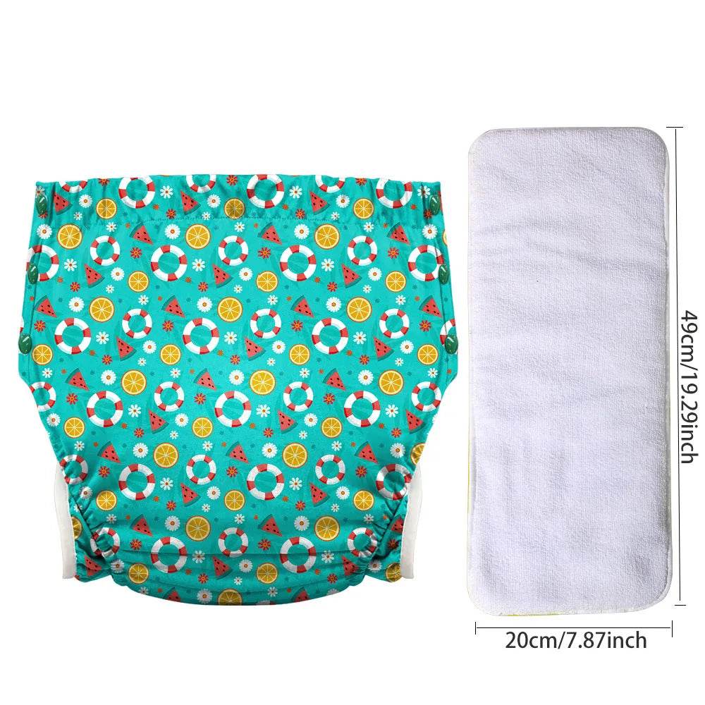 Cute Ice Silk ABDL Cloth Diapers (Colors) - Puppy's Aesthetics