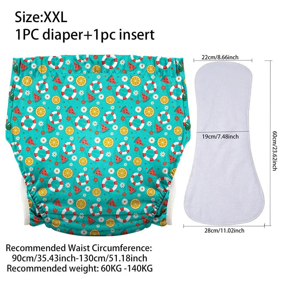 Cute Ice Silk ABDL Cloth Diapers (Colors) - Puppy's Aesthetics