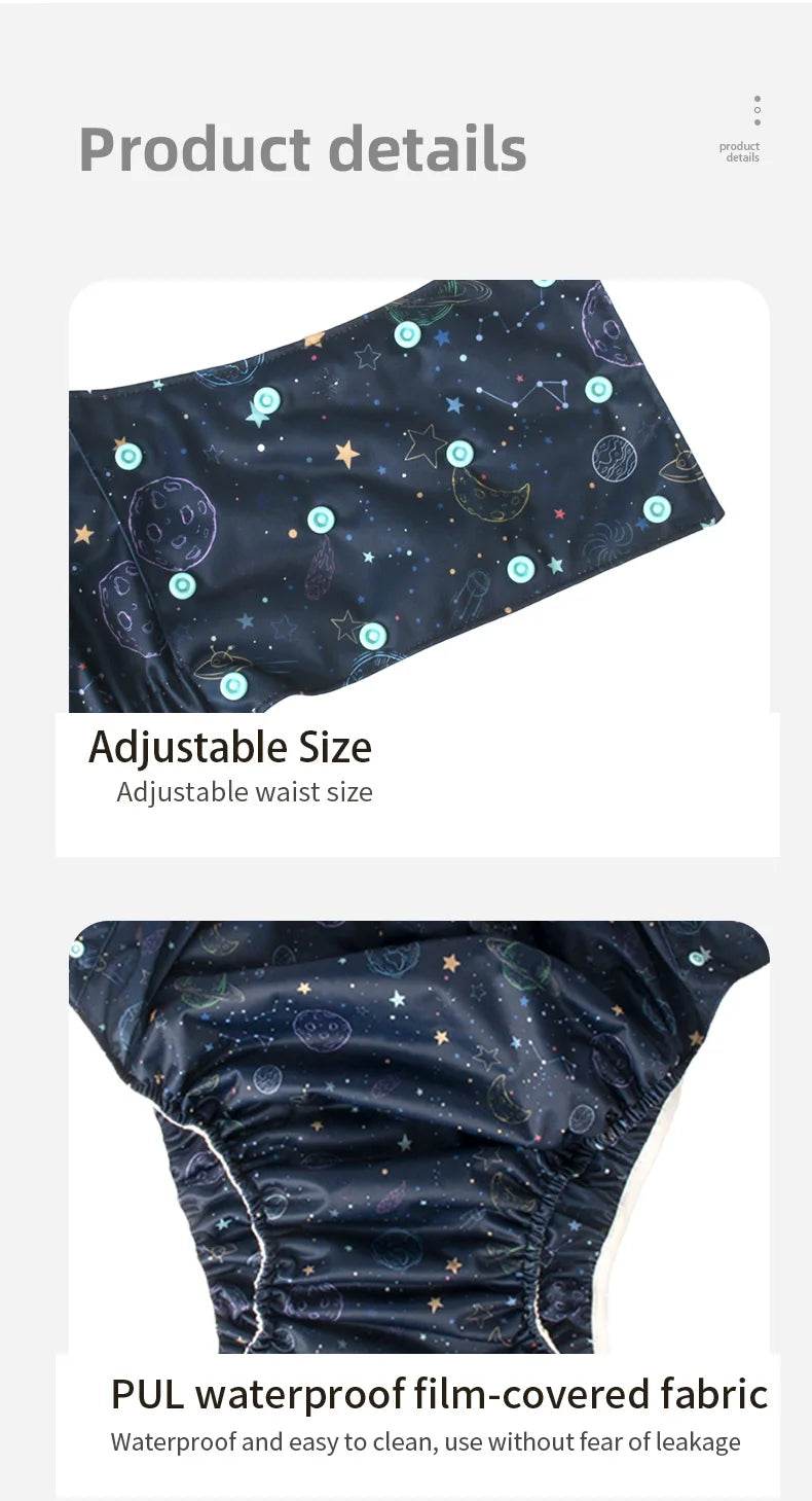 Cute Ice Silk ABDL Cloth Diapers (Colors) - Puppy's Aesthetics