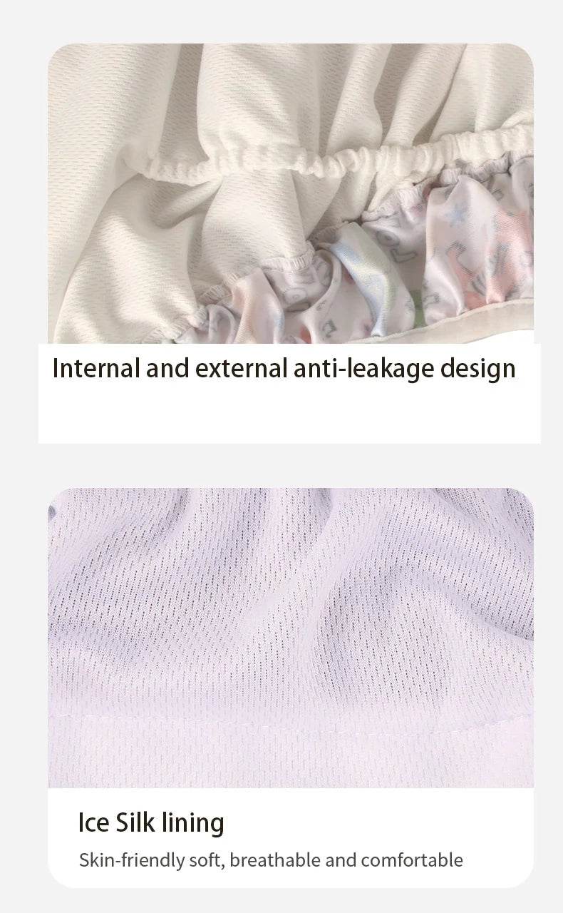 Cute Ice Silk ABDL Cloth Diapers (Colors) - Puppy's Aesthetics