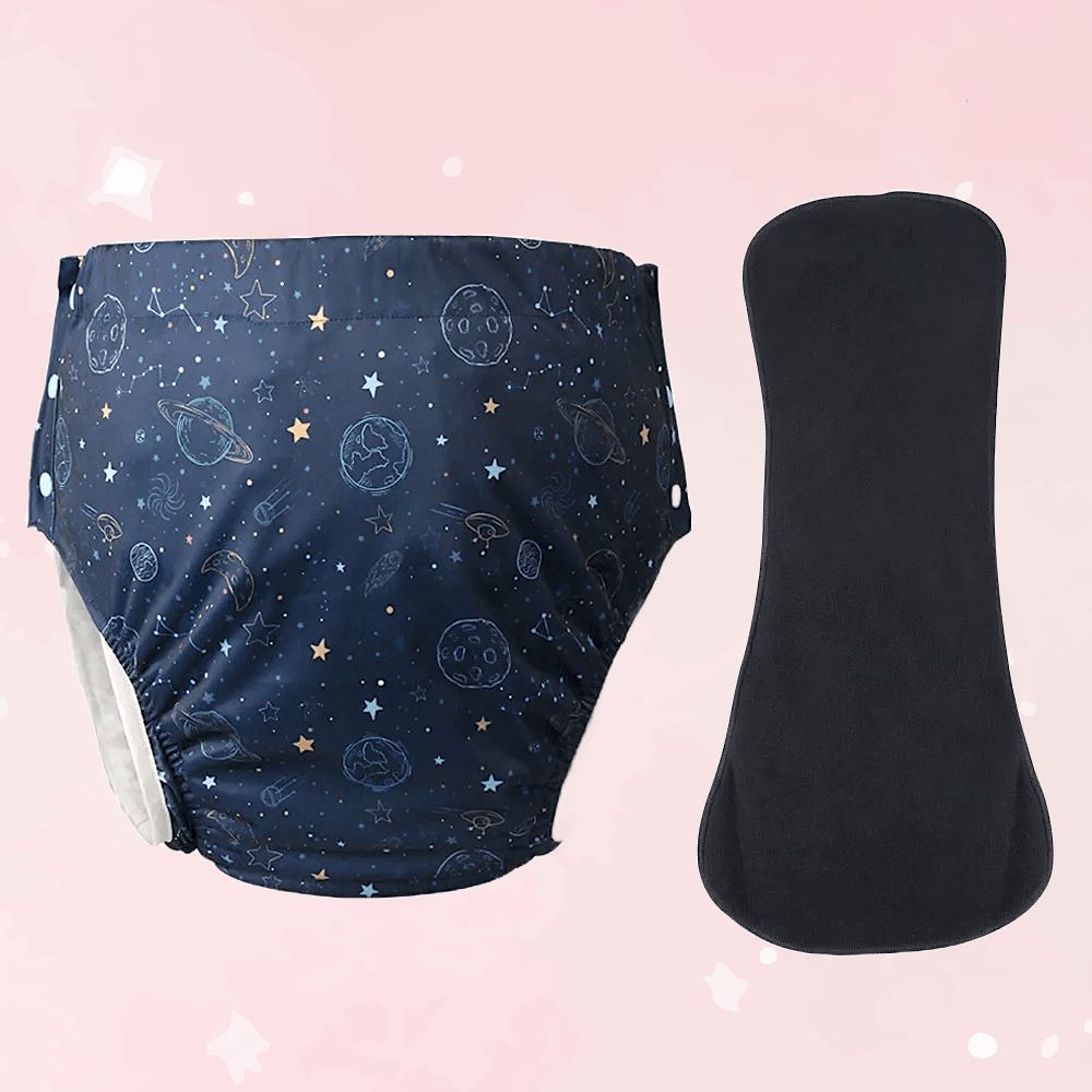 Cute Ice Silk ABDL Cloth Diapers (Colors) - Puppy's Aesthetics