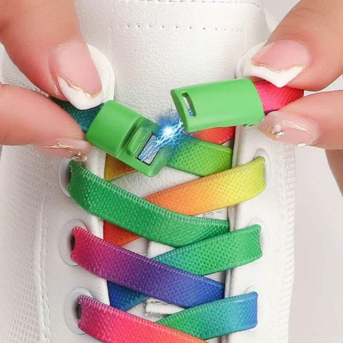 Rainbow Magic No-Tie Laces (Colors) - Puppy's Aesthetics