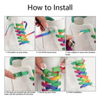 Rainbow Magic No-Tie Laces (Colors) - Puppy's Aesthetics