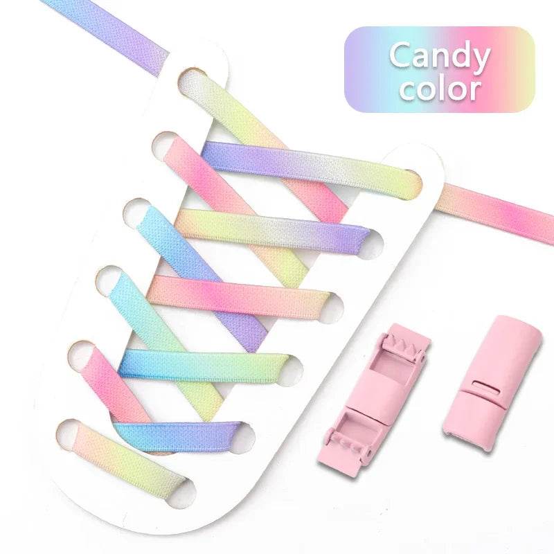 Rainbow Magic No-Tie Laces (Colors) - Puppy's Aesthetics