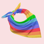 Rainbow Breeze Bandana Bib - Puppy's Aesthetics