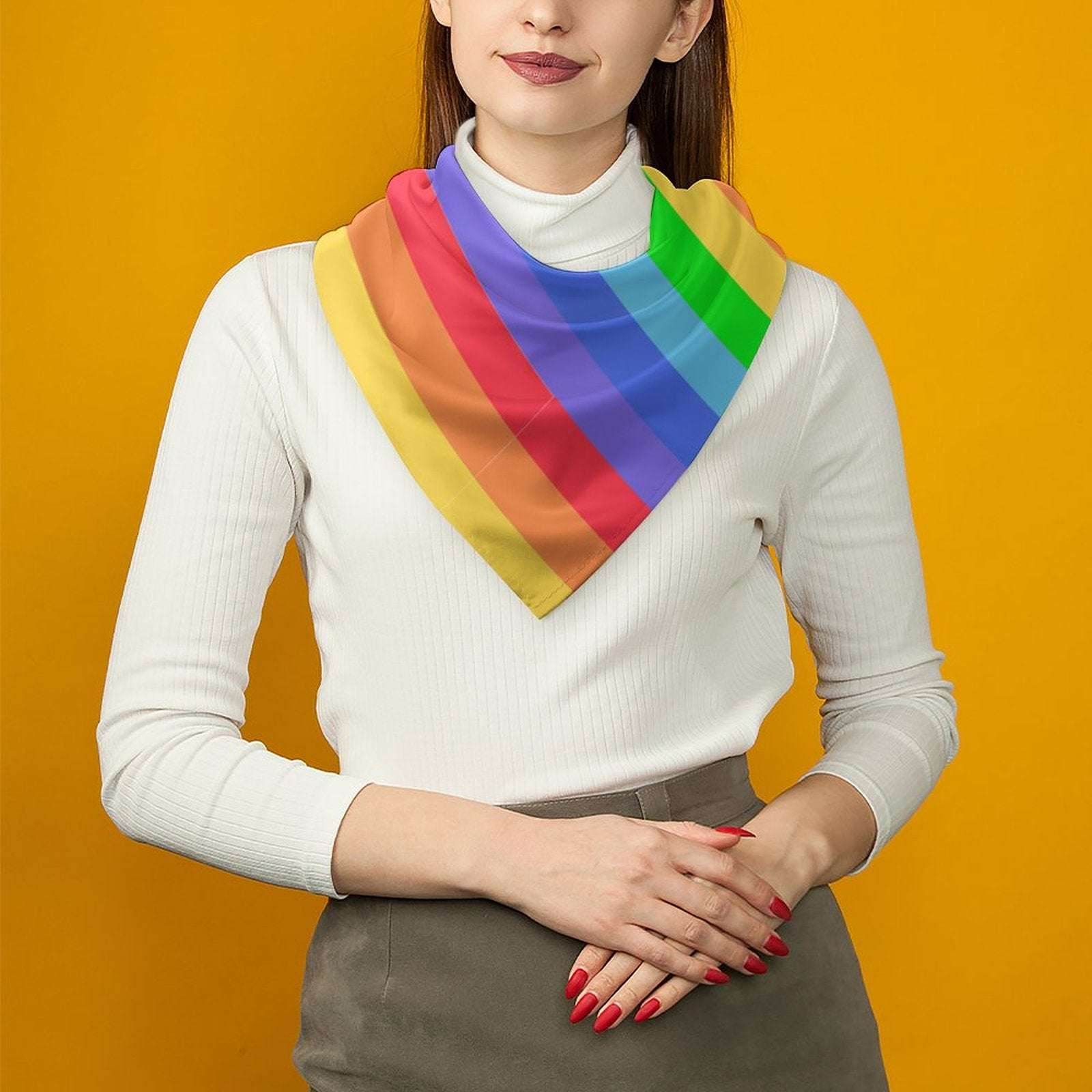 Rainbow Breeze Bandana Bib - Puppy's Aesthetics