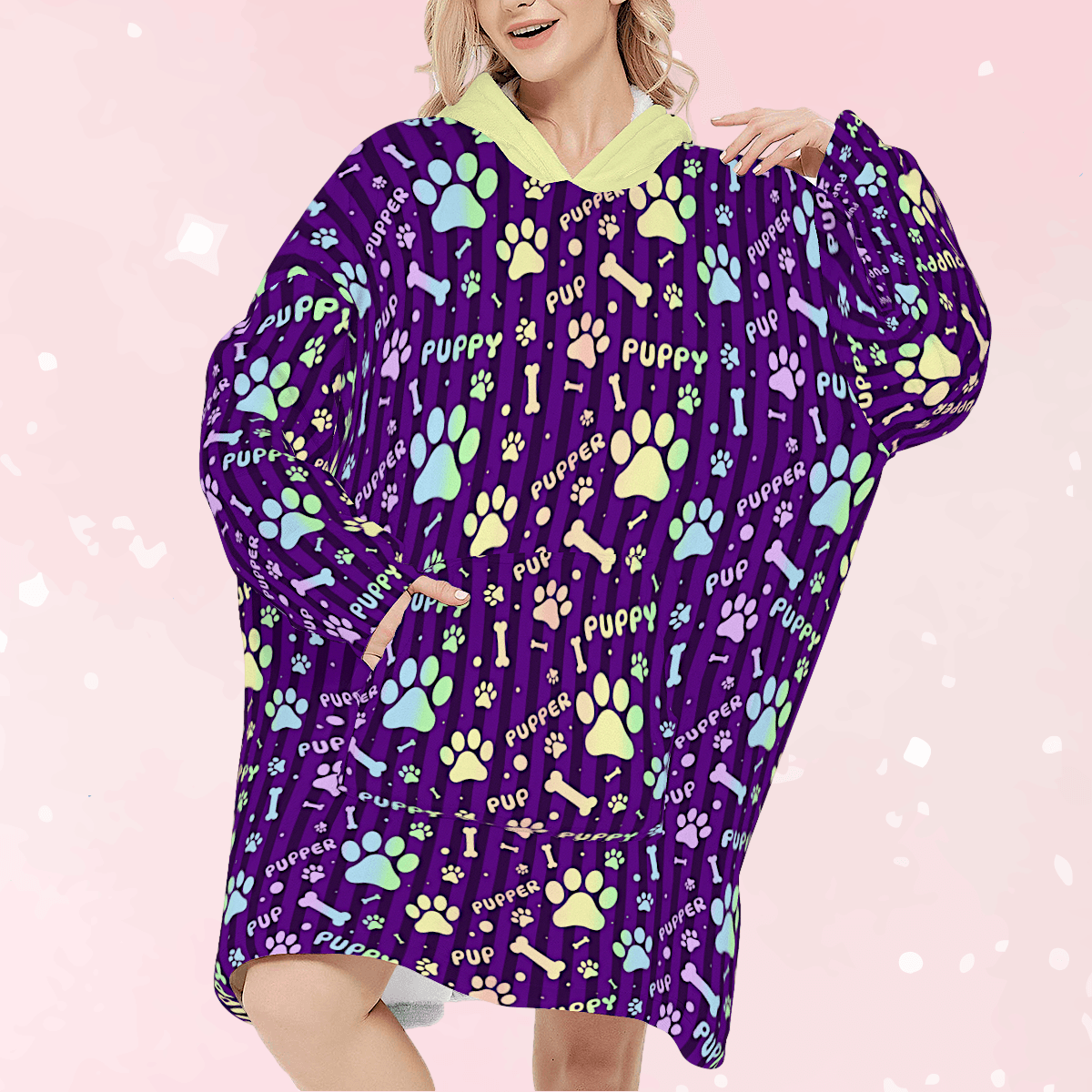 Rainbow Pup Sleepy Cocoon - Puppy's Aesthetics