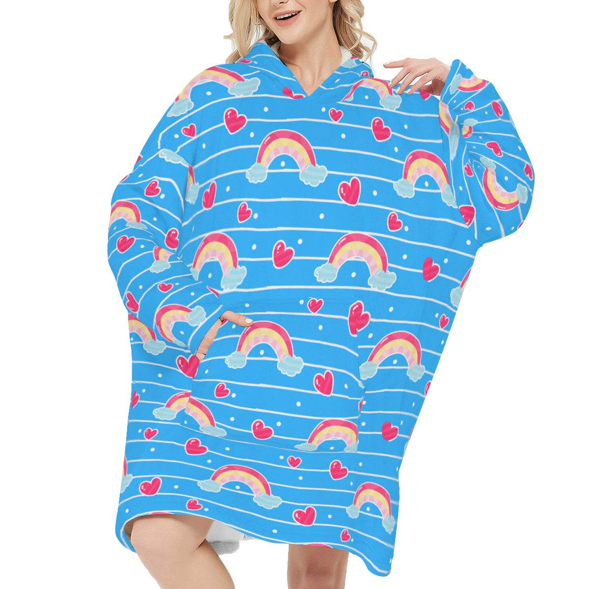 Rainbow Whimsy Sleepy Cocoon - Puppy's Aesthetics