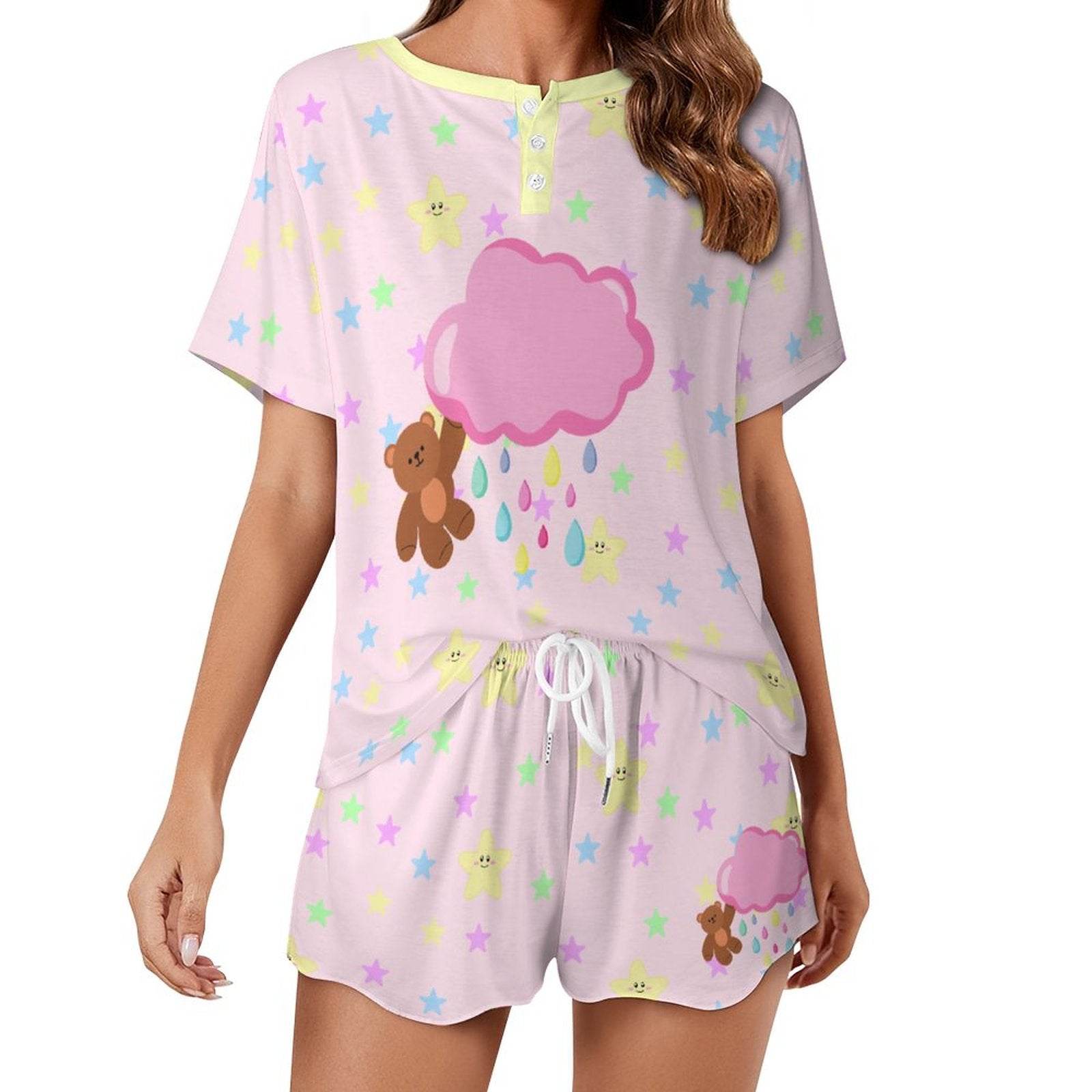 Bear Daydream Pajama Set - Puppy's Aesthetics