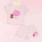 Bear Daydream Pajama Set - Puppy's Aesthetics
