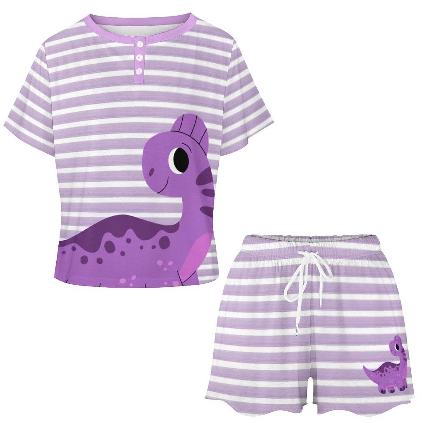 Dino Dreams Pajama Set - Puppy's Aesthetics