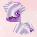 Dino Dreams Pajama Set - Puppy's Aesthetics