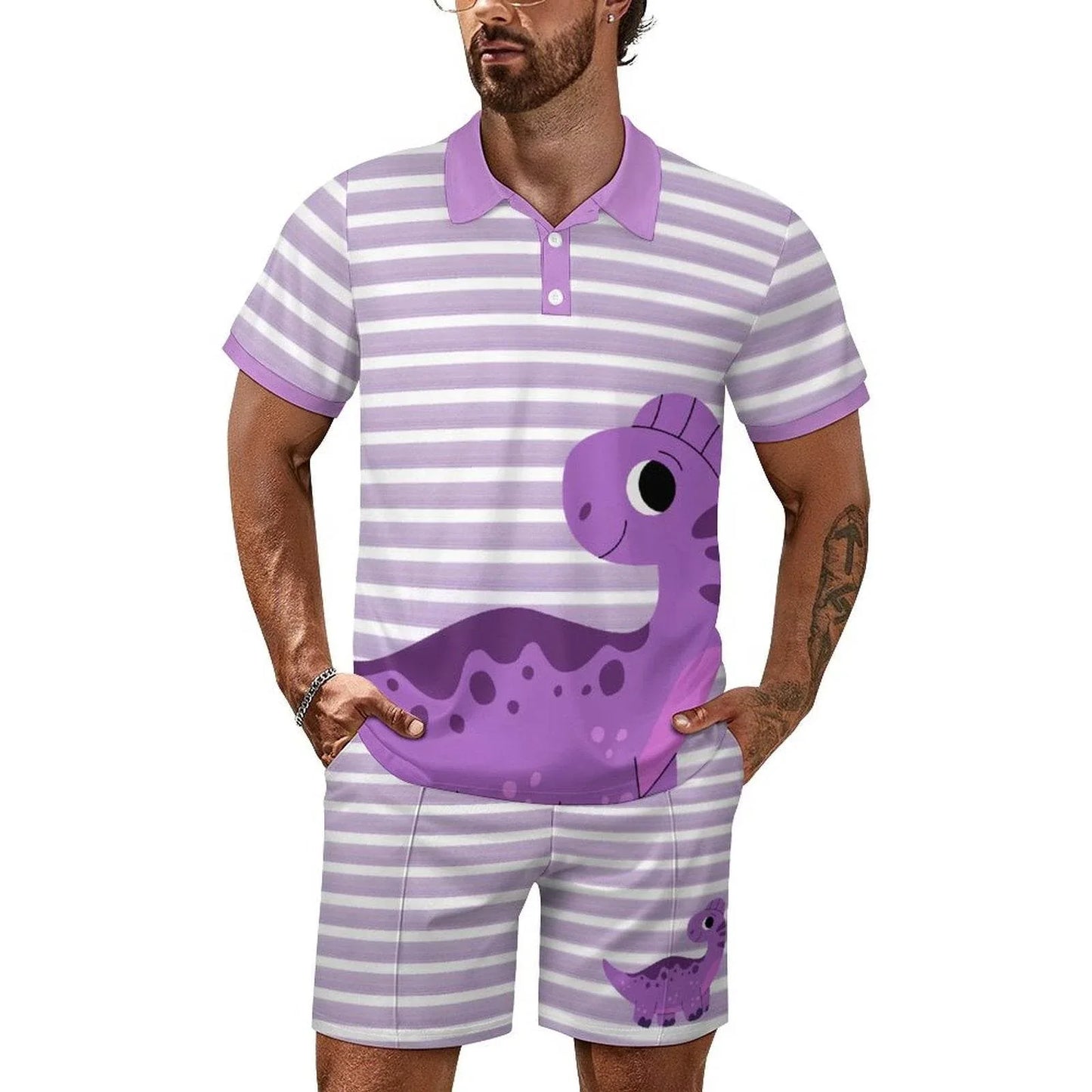 Dino Dreams Shorties Set - Puppy's Aesthetics