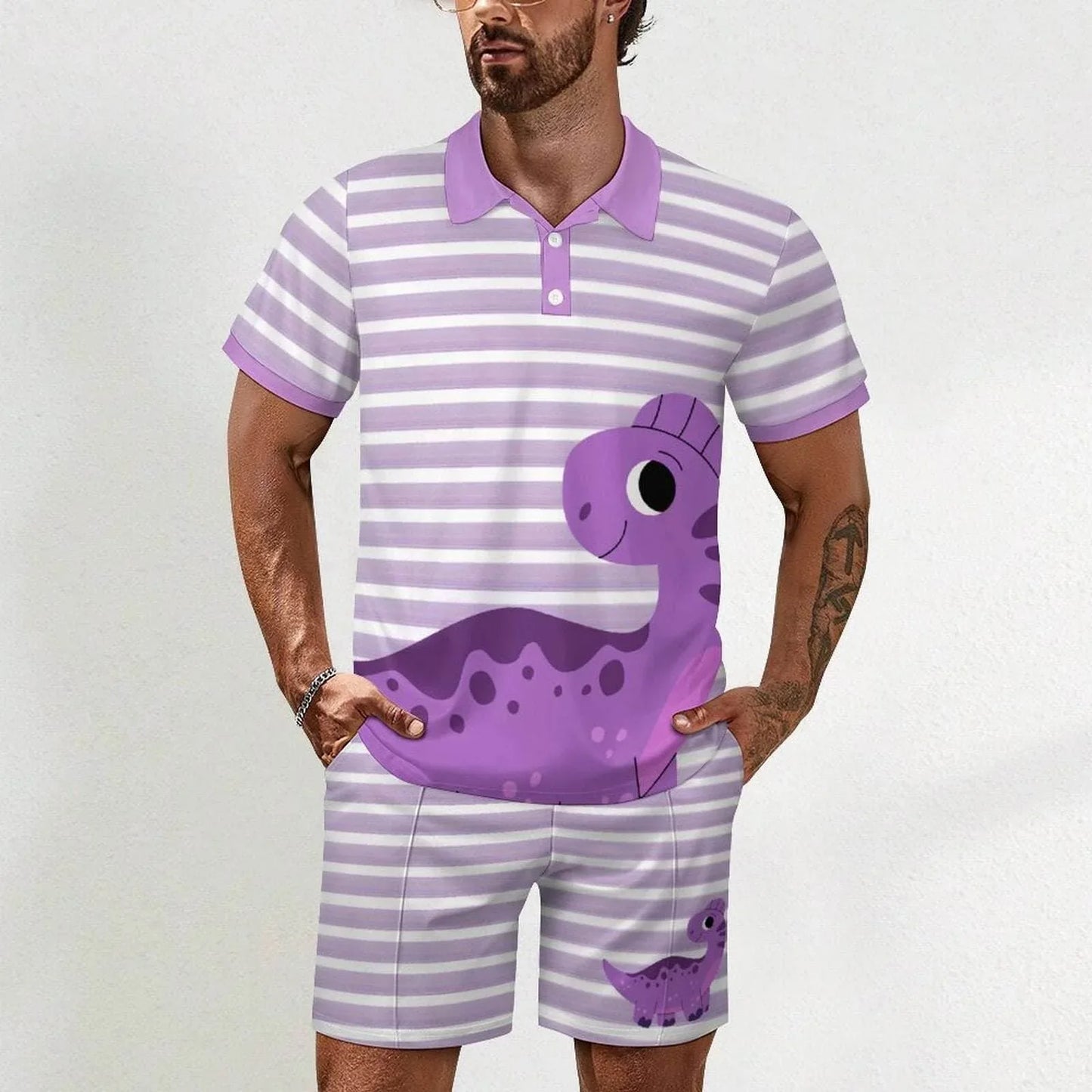 Dino Dreams Shorties Set - Puppy's Aesthetics