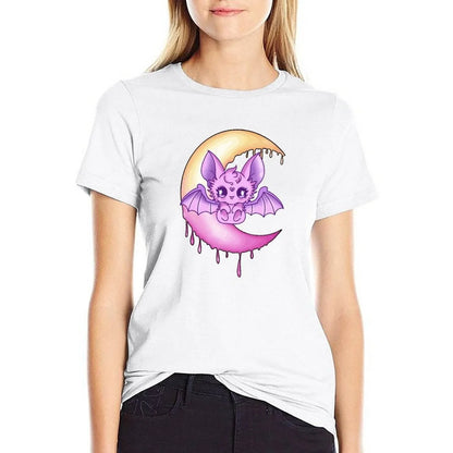 Moonlit Batty Baby Unisex Cotton Tee (Colors) - Puppy's Aesthetics