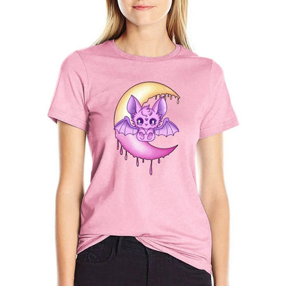 Moonlit Batty Baby Unisex Cotton Tee (Colors) - Puppy's Aesthetics