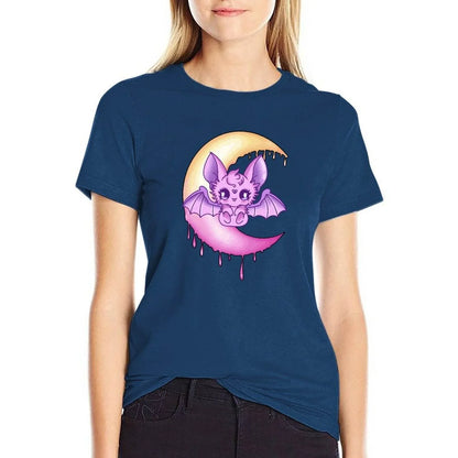 Moonlit Batty Baby Unisex Cotton Tee (Colors) - Puppy's Aesthetics