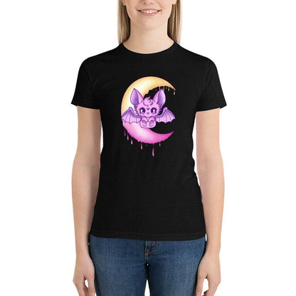 Moonlit Batty Baby Unisex Cotton Tee (Colors) - Puppy's Aesthetics