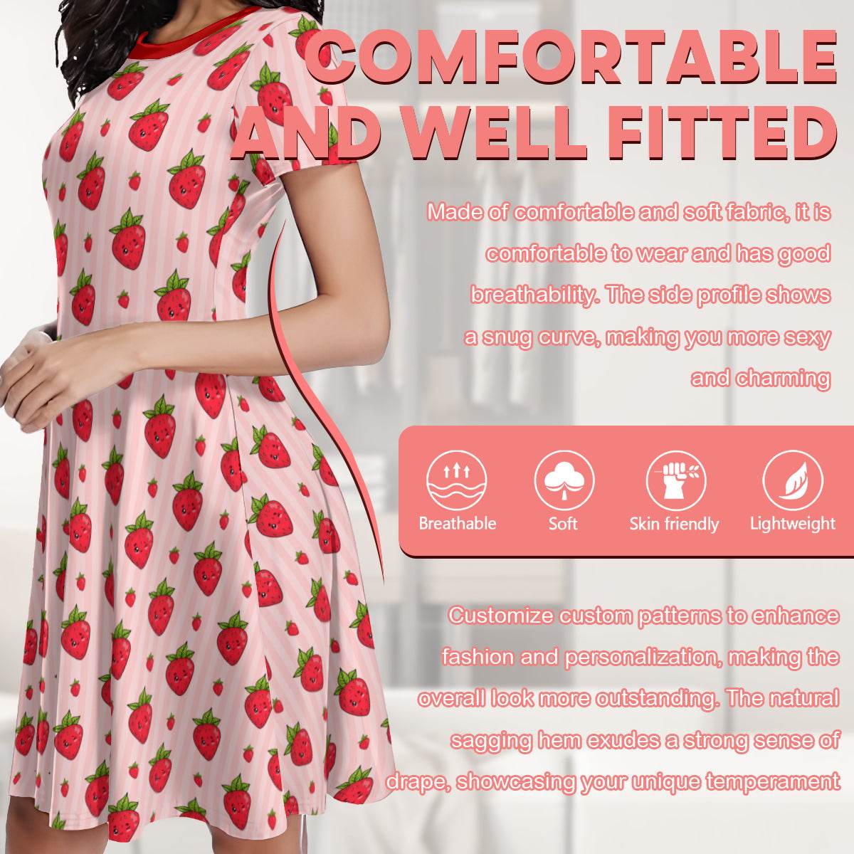 Berry Wink Little Dress - Puppy's Aesthetics