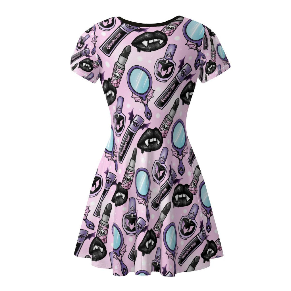 Glam Goth Little Dress - Puppy's Aesthetics