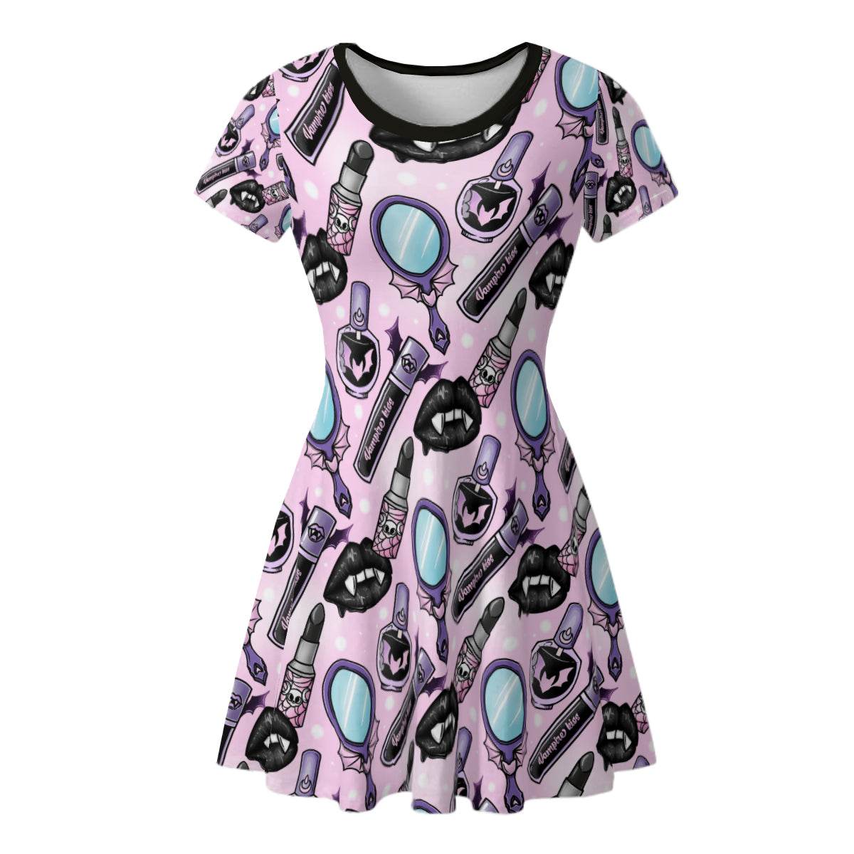 Glam Goth Little Dress - Puppy's Aesthetics