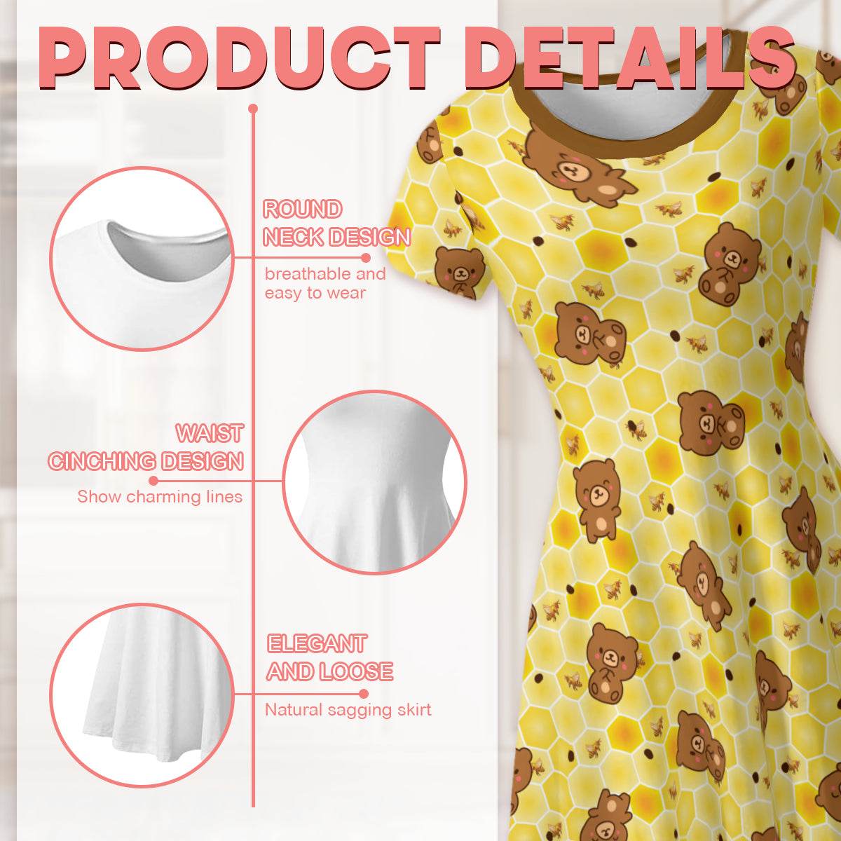 Honey Paw Little Dress - Puppy's Aesthetics