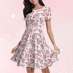 Strawbaby Cow Little Dress - Puppy's Aesthetics