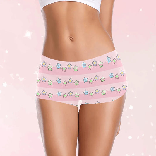 Cosmic Stripes Boyshorts - Puppy's Aesthetics