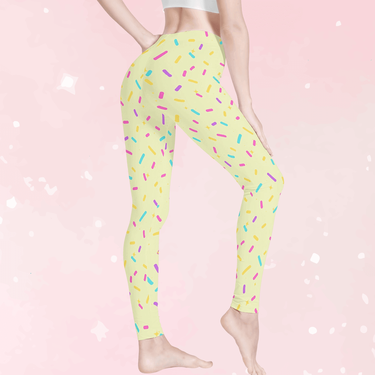 Pretty Sprinkles Soft Leggings - Puppy's Aesthetics