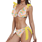 Rainbow Daze Ruffle Bikini - Puppy's Aesthetics