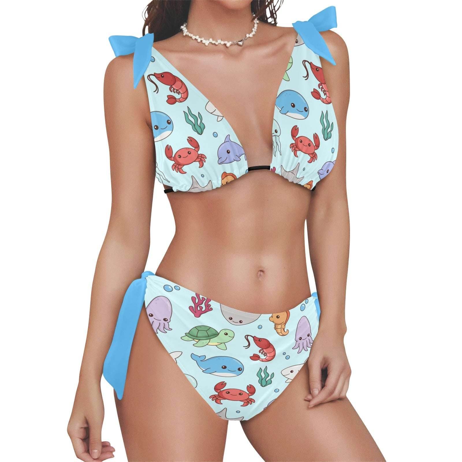 Tiny Tide Ruffle Bikini - Puppy's Aesthetics