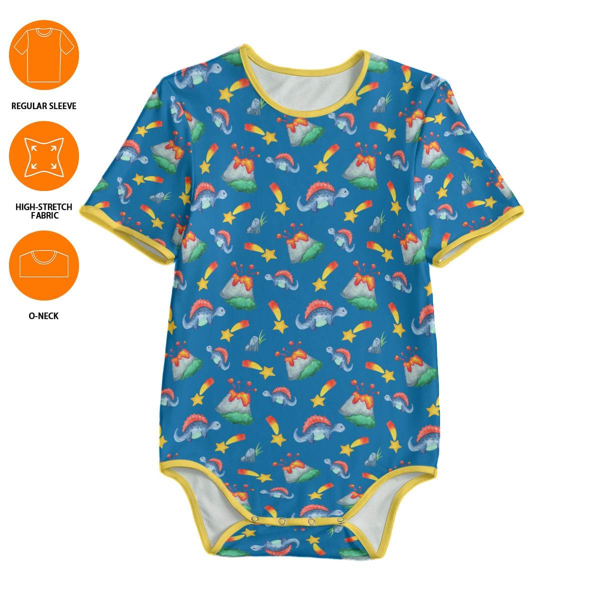 Adorable Dinosaur Adult Unisex SnappieSuit - Puppy's Aesthetics