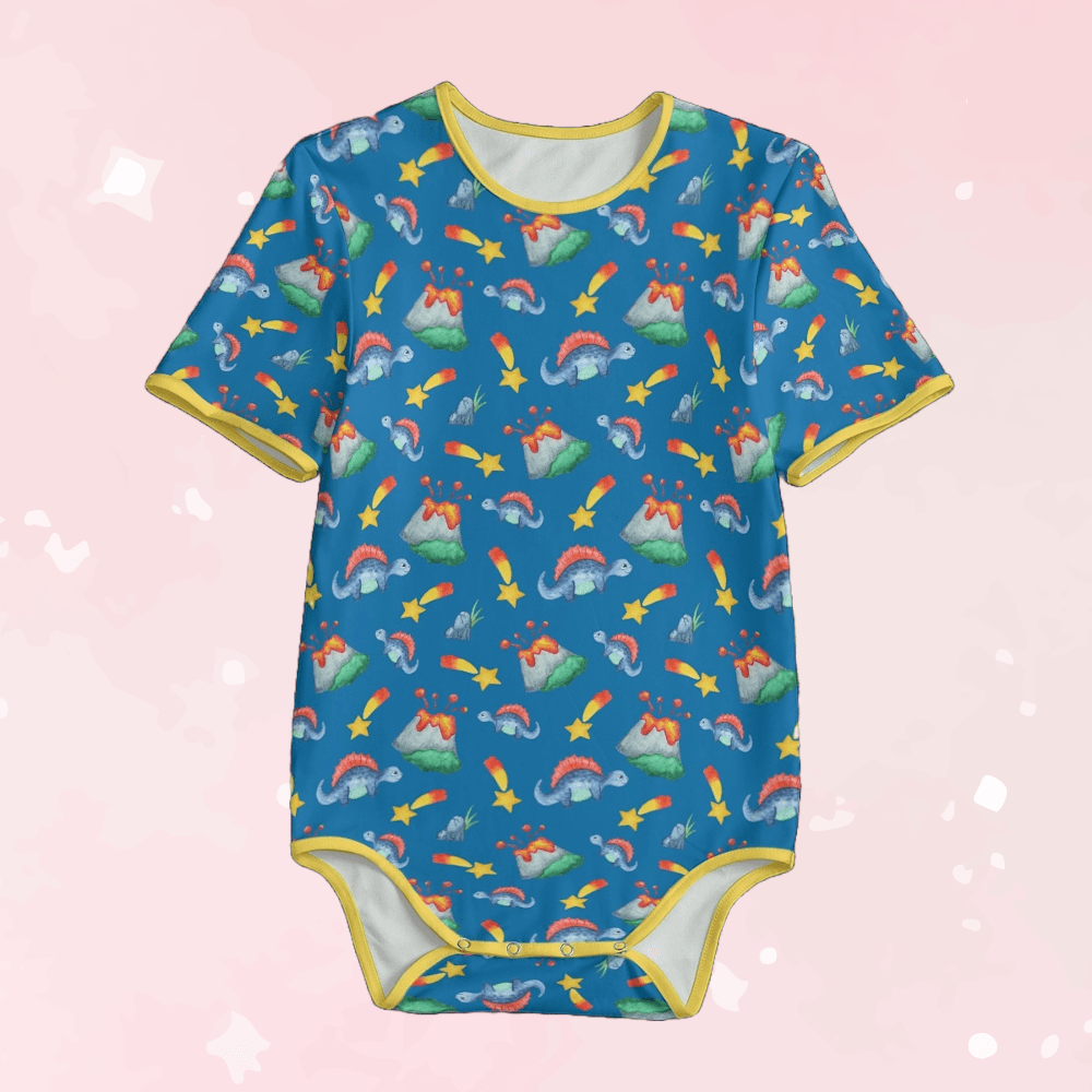 Adorable Dinosaur Adult Unisex SnappieSuit - Puppy's Aesthetics