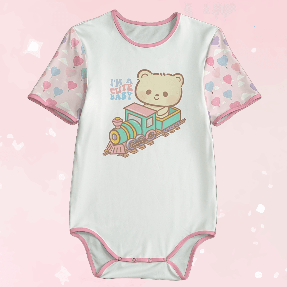 Baby Bear Express Adult Unisex SnappieSuit - Puppy's Aesthetics