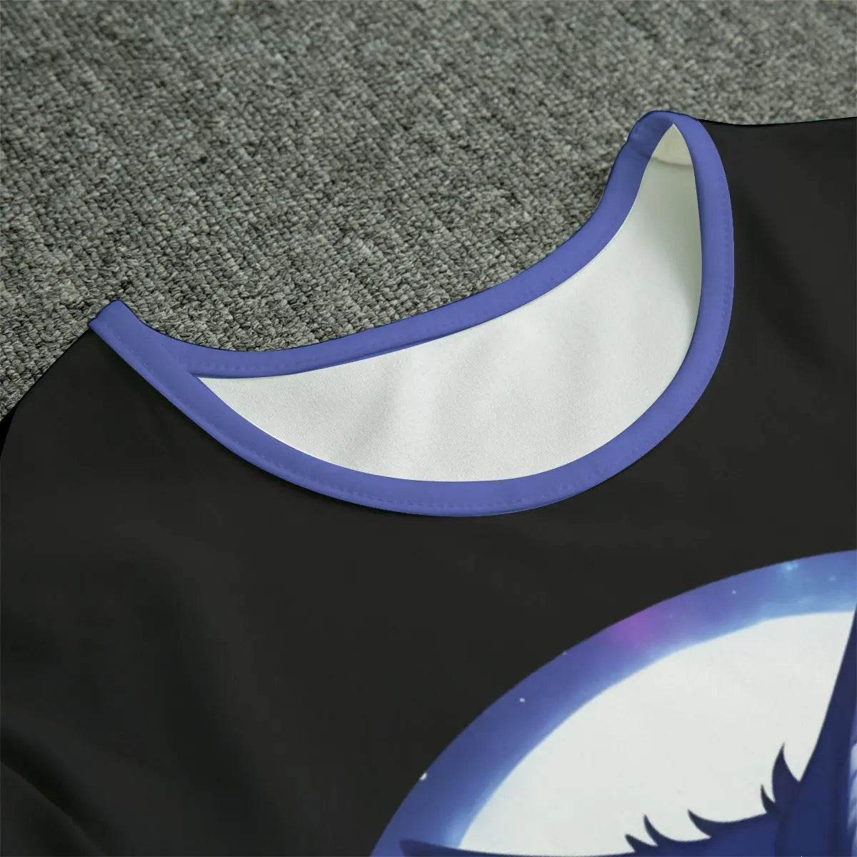 Black Blue Wolf Adult Unisex SnappieSuit - Puppy's Aesthetics