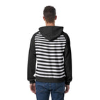 Black & White Stripes Hoodie - Puppy's Aesthetics