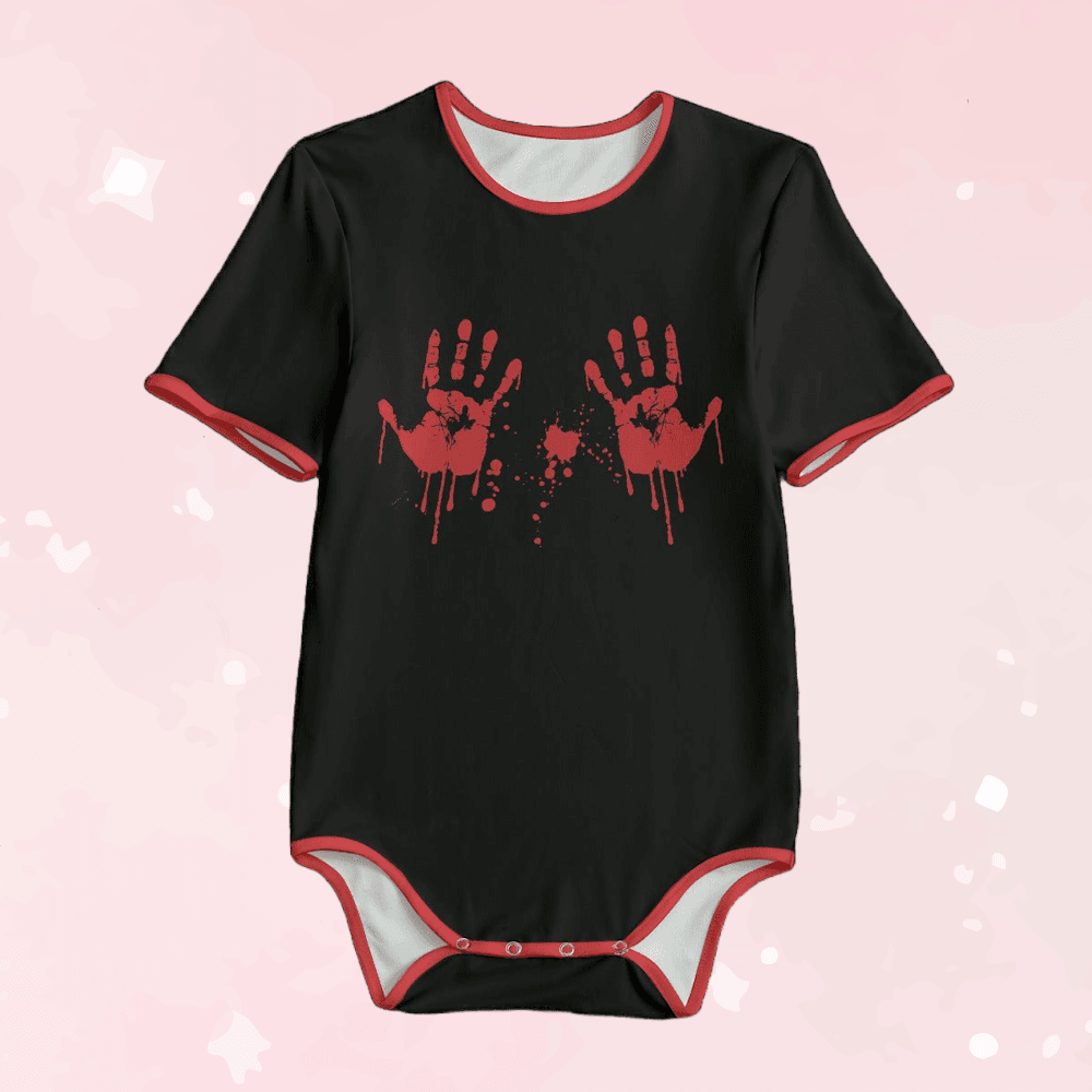 Bloody Handprints Adult Unisex SnappieSuit - Puppy's Aesthetics