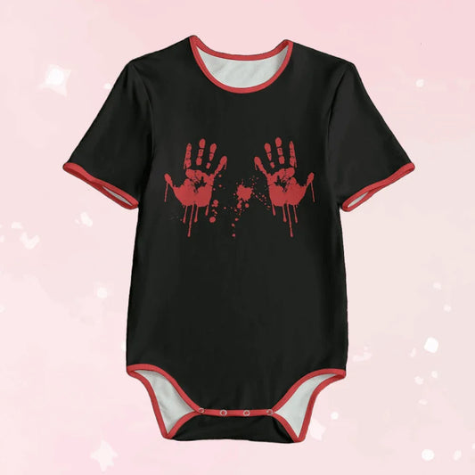 Bloody Handprints Adult Unisex CuddleSuit - Puppy's Aesthetics