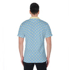 Blue Polka Dot Polo Shirt - Puppy's Aesthetics