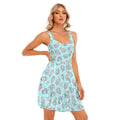 Blue Snugglephant Skater Dress - Puppy's Aesthetics