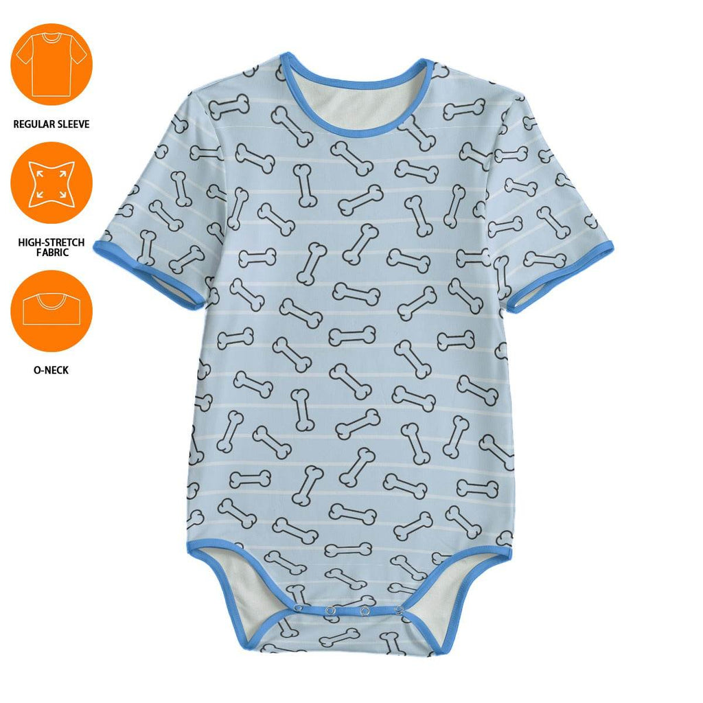 Bones & Stripes Adult Unisex SnappieSuit - Puppy's Aesthetics