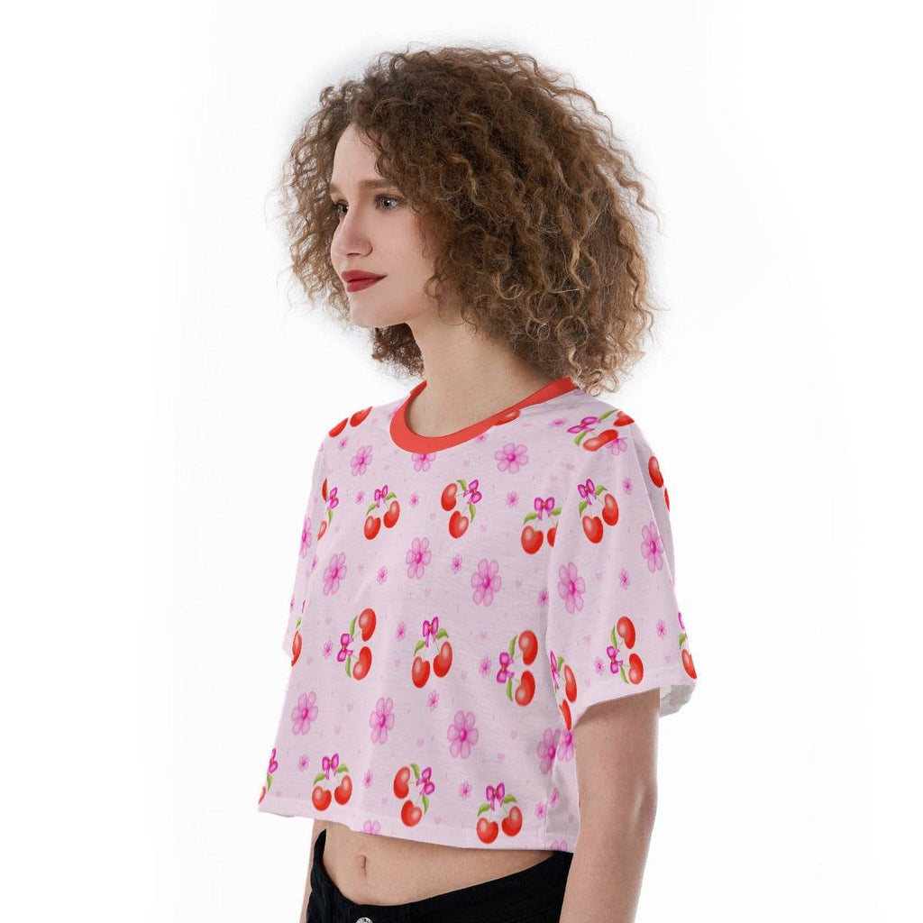 Cherry Pop Crop Top - Puppy's Aesthetics