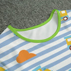 Choo-Choo Stripes Adult Unisex SnappieSuit - Puppy's Aesthetics