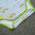 Choo-Choo Stripes Adult Unisex SnappieSuit - Puppy's Aesthetics