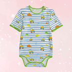 Choo-Choo Stripes Adult Unisex SnappieSuit - Puppy's Aesthetics