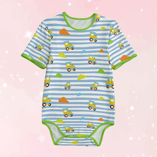Choo-Choo Stripes Adult Unisex CuddleSuit - Puppy's Aesthetics