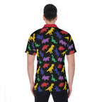 Colorful Lil Dinos Polo Shirt - Puppy's Aesthetics